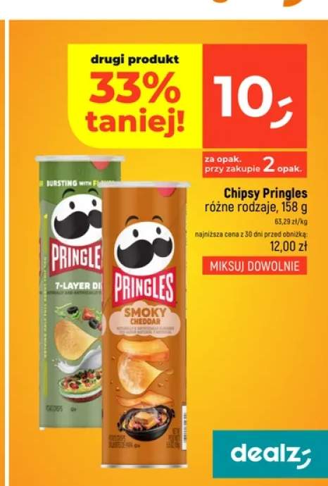 Chipsy Pringles Smoky Cheddar +1 wariant