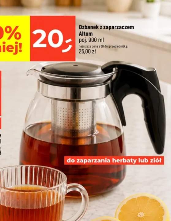 Dzbanek z zaparzaczem Altom 900 ml