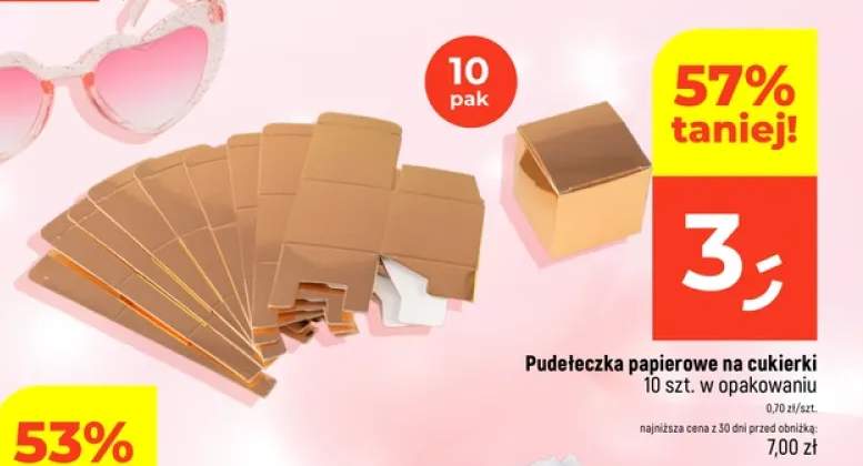 Pudełeczka papierowe na cukierki 10-pak