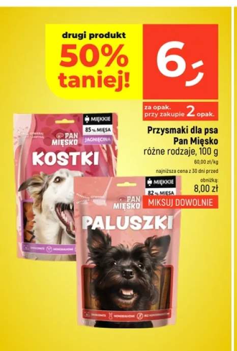 Przysmaki dla psa Pan Mięsko kostki jagnięcina +1 wariant