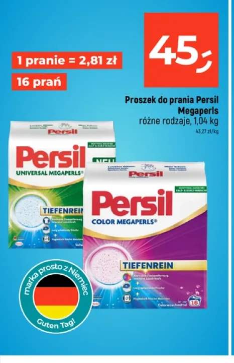 Proszek do prania Persil Color Megaperls +1 wariant