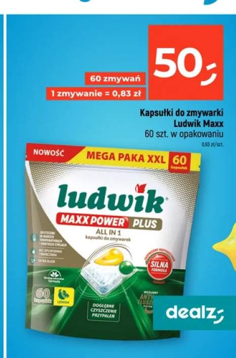 Kapsułki do zmywarki Ludwik Maxx