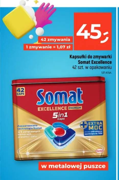 Kapsułki do zmywarki Somat Excellence