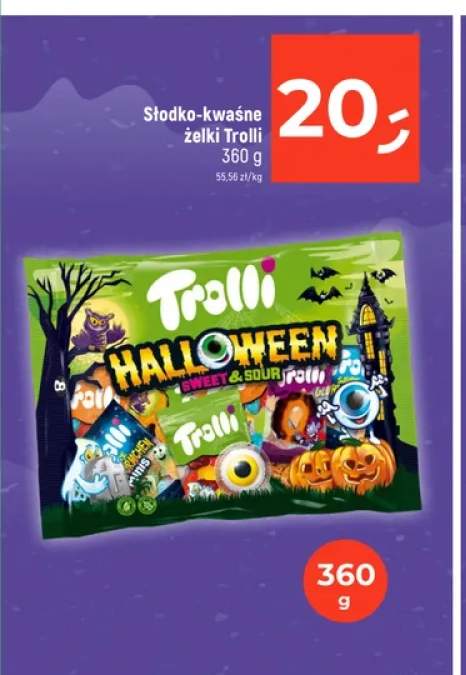 Słodko-kwaśne żelki Trolli