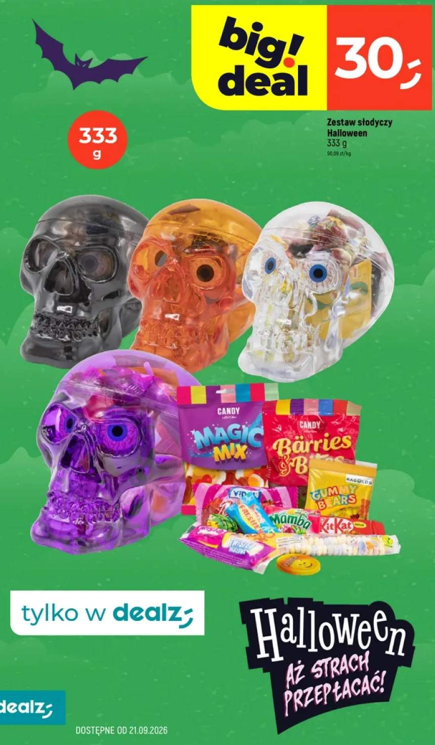 Zestaw słodyczy Halloween