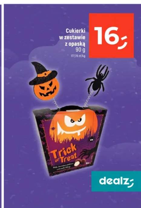 Cukierki w zestawie z opaską Trick or Treat