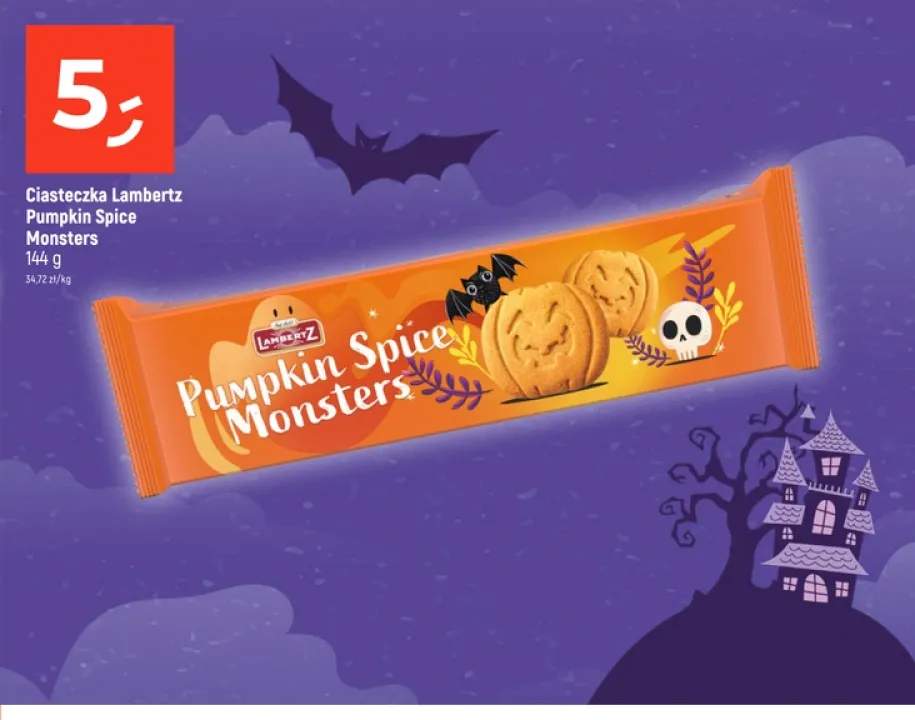 Ciasteczka Lambertz Pumpkin Spice Monsters