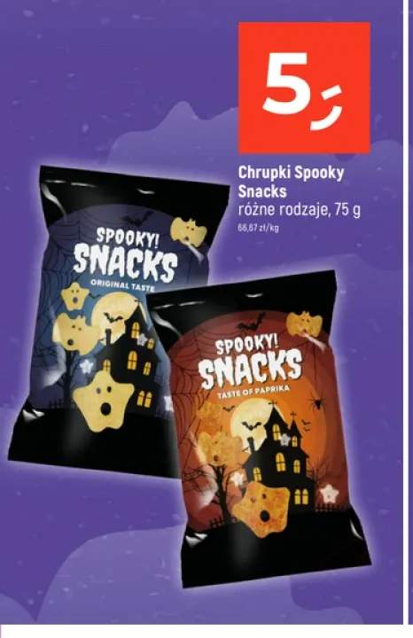 Chrupki Spooky Snacks Taste of Paprika +1 wariant