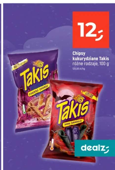 Chipsy kukurydziane Takis Churro Charge +1 wariant