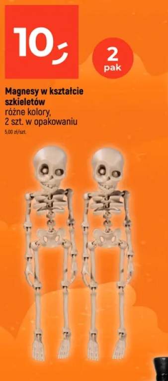 Magnesy w kształcie szkieletów 2-pak