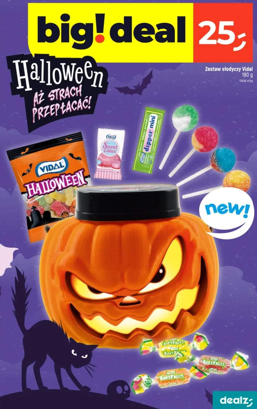 Zestaw słodyczy Vidal Halloween