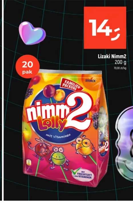 Lizaki Nimm2 Lolly 20-pak