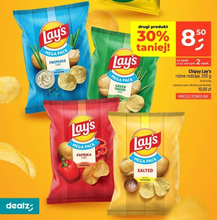 Chipsy Lay's Mega Pack Fromage