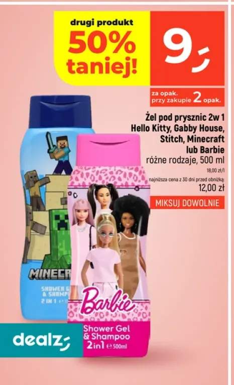 Żel pod prysznic 2w1 Hello Kitty +2 warianty