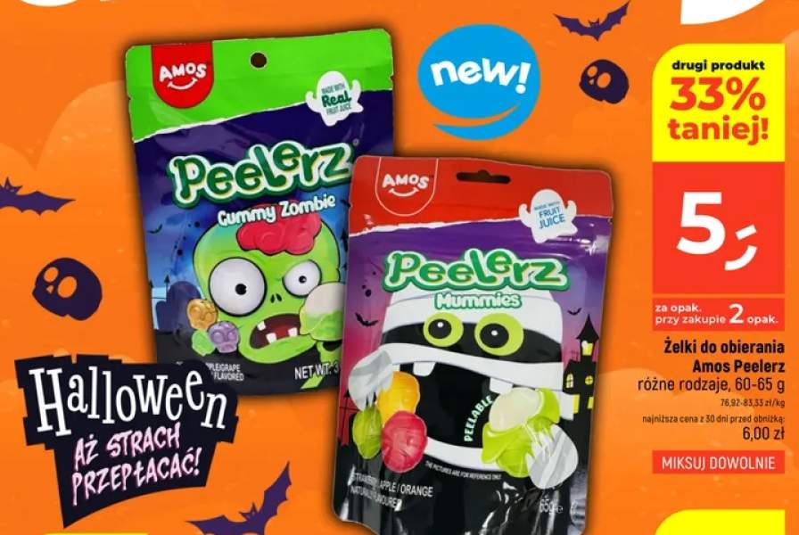 Żelki do obierania Amos Peelerz Mummies +1 wariant