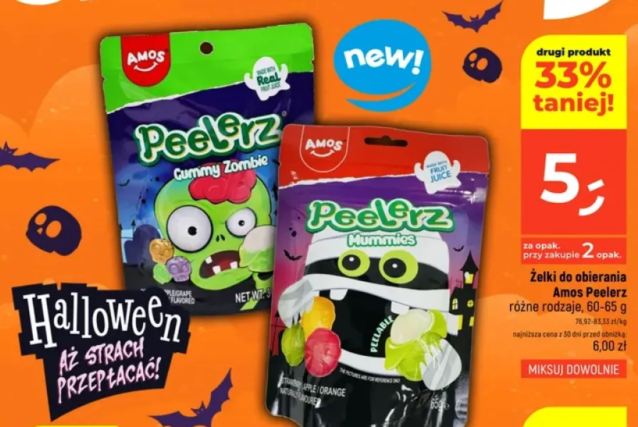 Żelki do obierania Amos Peelerz Mummies +1 wariant