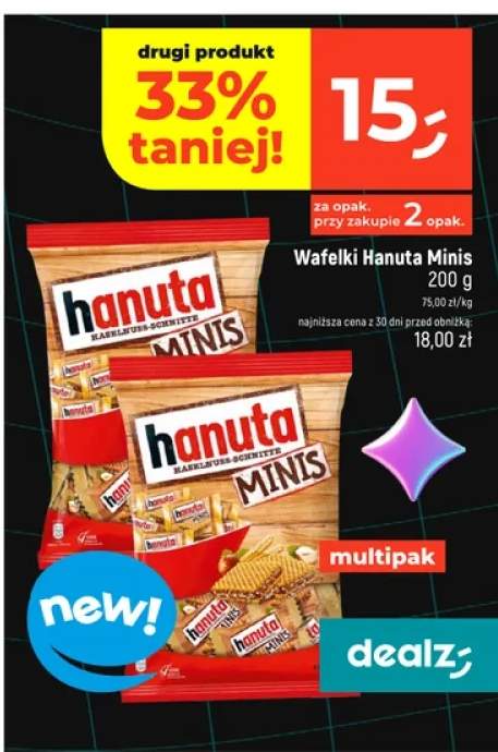 Wafelki Hanuta Minis