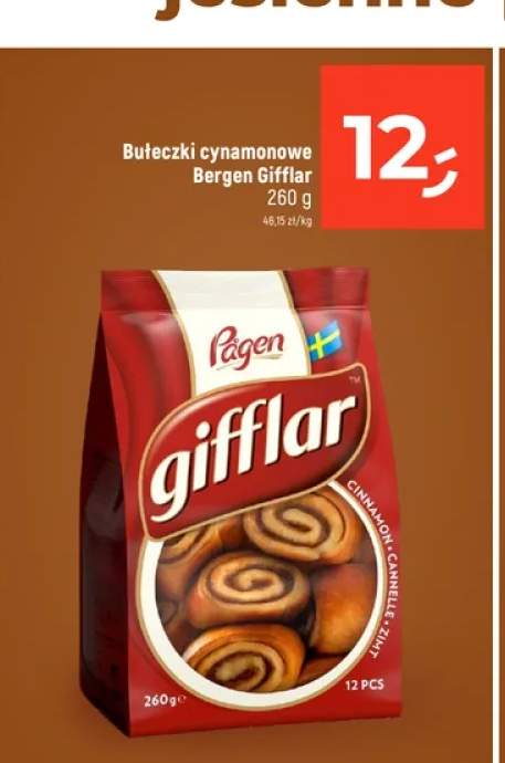 Bułeczki cynamonowe Bergen Gifflar