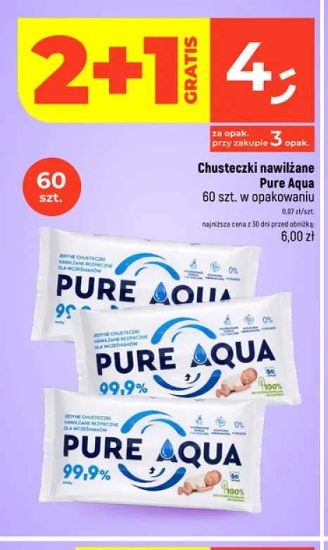 Chusteczki nawilżane Pure Aqua