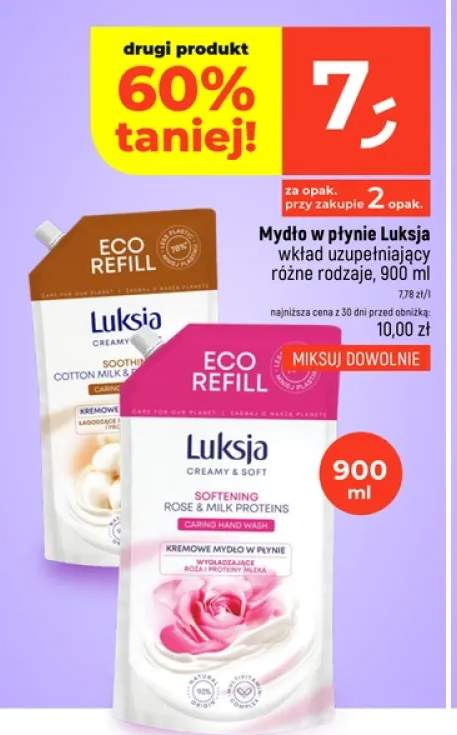 Mydło w płynie Luksja wkład uzupełniający
