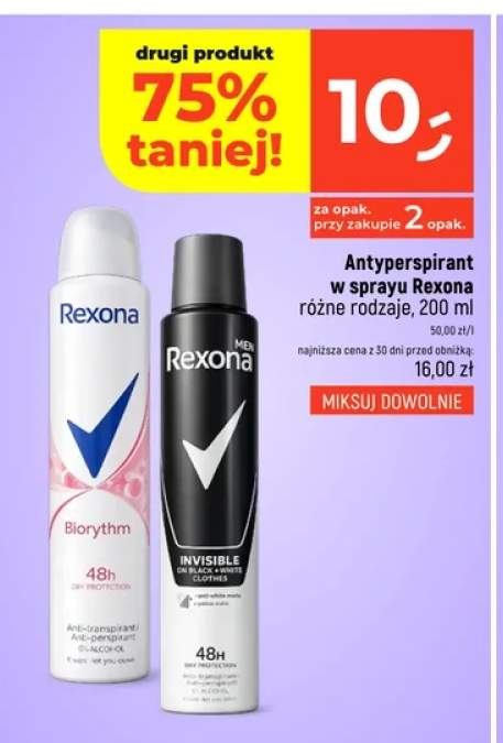 Antyperspirant w sprayu Rexona