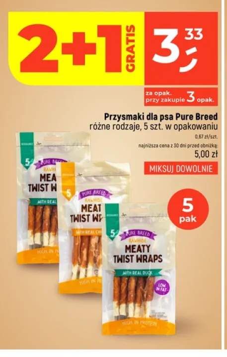 Przysmaki dla psa Pure Breed