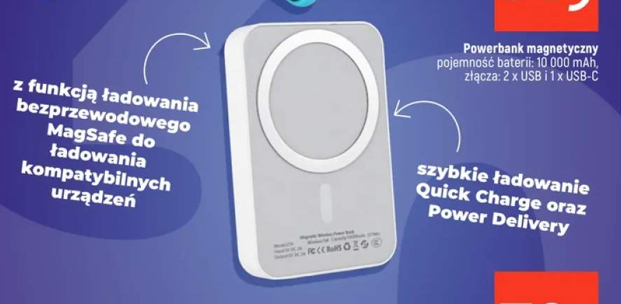 Powerbank magnetyczny