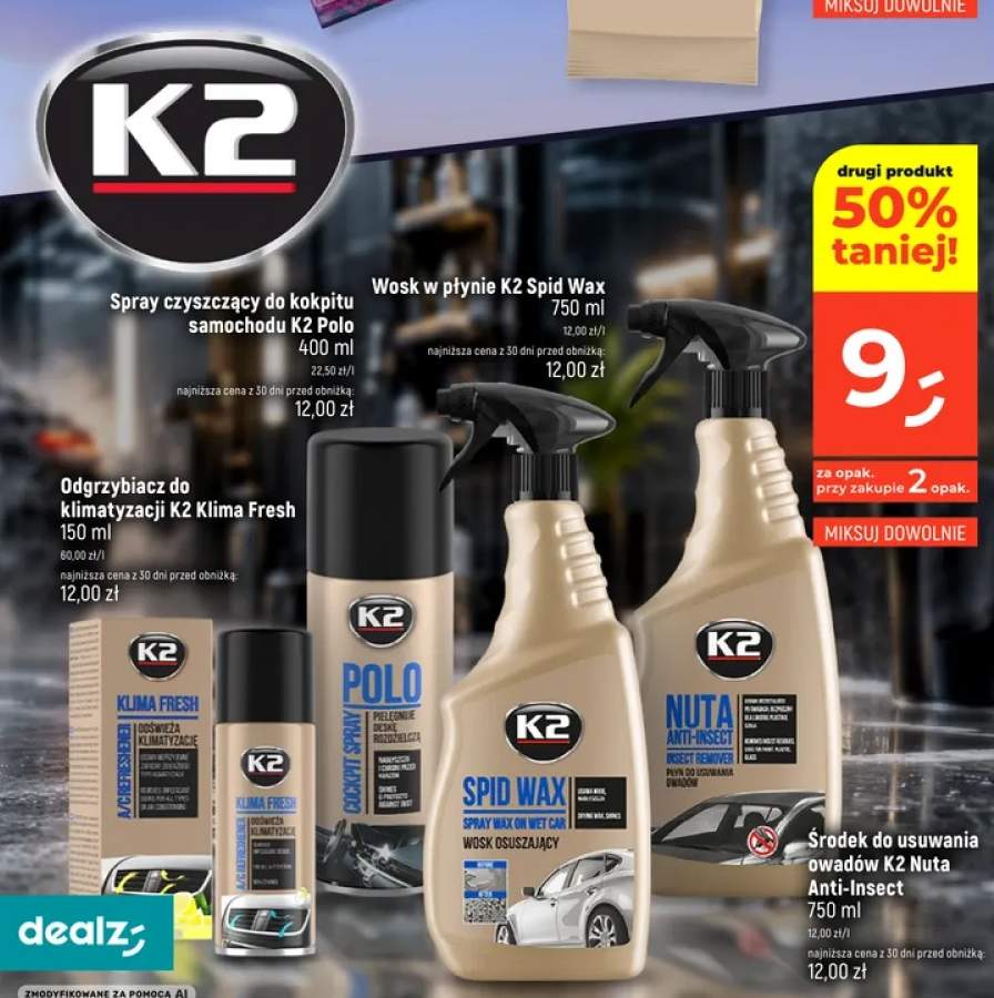 Odgrzybiacz do klimatyzacji K2 Klima Fresh +3 warianty