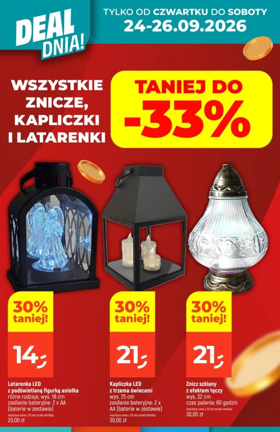 Latarenka LED z podświetlaną figurką aniołka +3 warianty