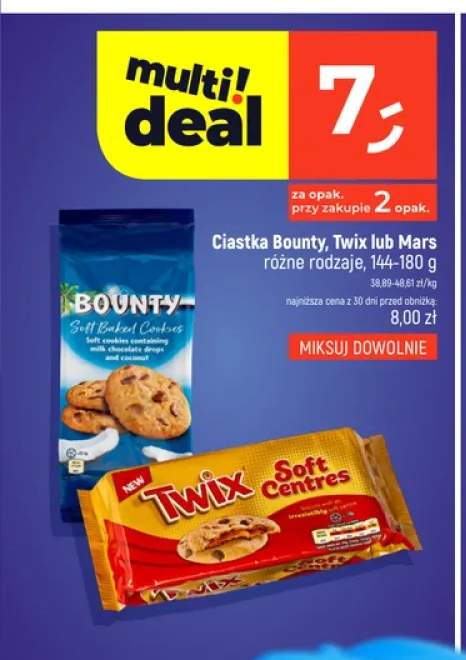 Ciastka Bounty +2 warianty