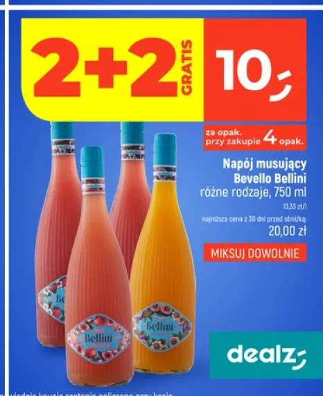 Napój musujący Bevello Bellini
