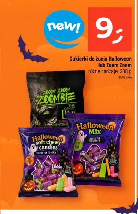 Cukierki do żucia Halloween +1 wariant