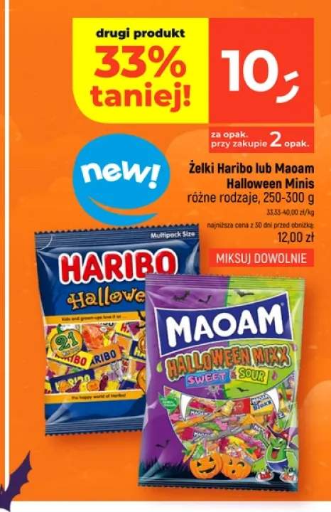 Żelki Haribo Halloween Minis +1 wariant