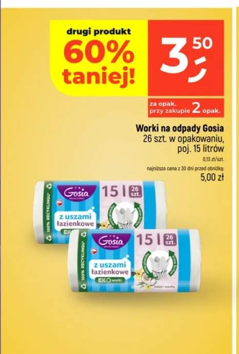 Worki na odpady Gosia 15 l