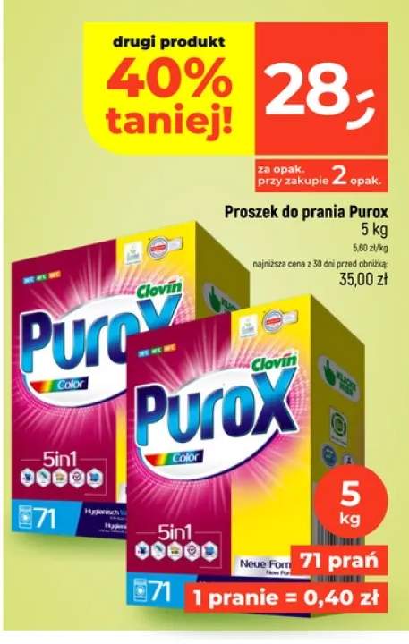 Proszek do prania Purox