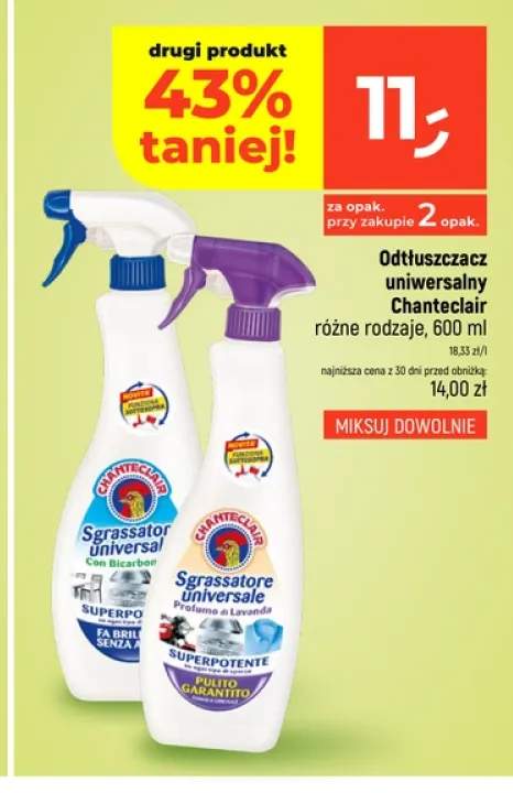 Odtłuszczacz uniwersalny Chanteclair Profumo di Lavanda +1 wariant