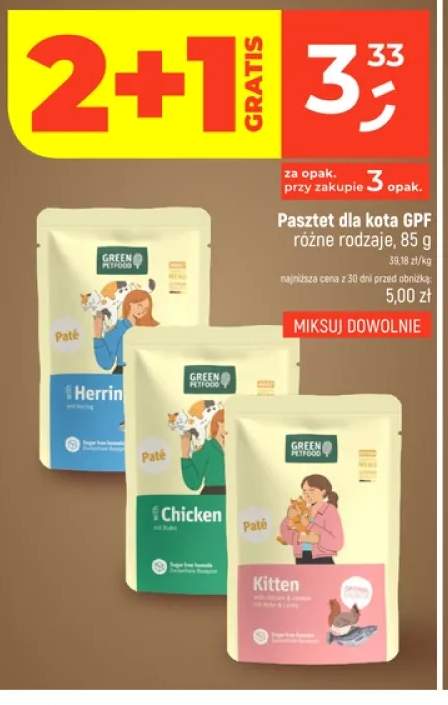 Pasztet dla kota GPF with Herring +2 warianty