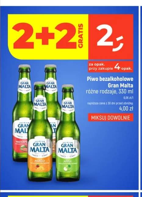 Piwo bezalkoholowe Gran Malta