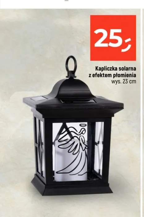 Kapliczka solarna z efektem płomienia