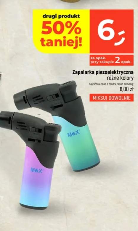 Zapalarka piezoelektryczna Max