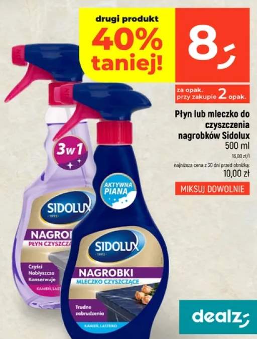 Płyn do czyszczenia nagrobków Sidolux +1 wariant