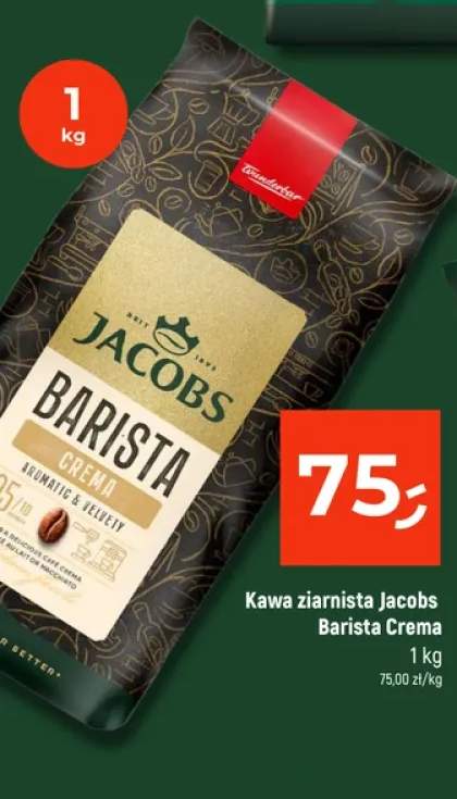 Kawa ziarnista Jacobs Barista Crema