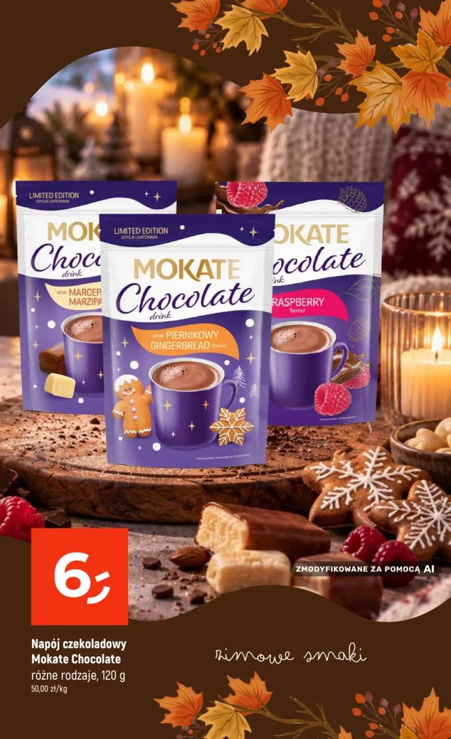 Napój czekoladowy Mokate Chocolate marcepanowy +2 warianty