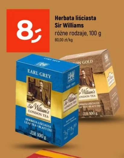 Herbata liściasta Sir Williams Ceylon Gold +1 wariant