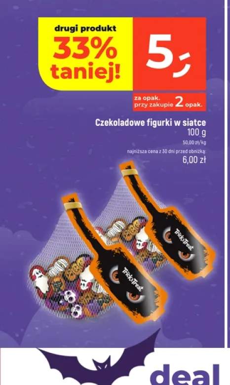 Czekoladowe figurki w siatce Trick or Treat