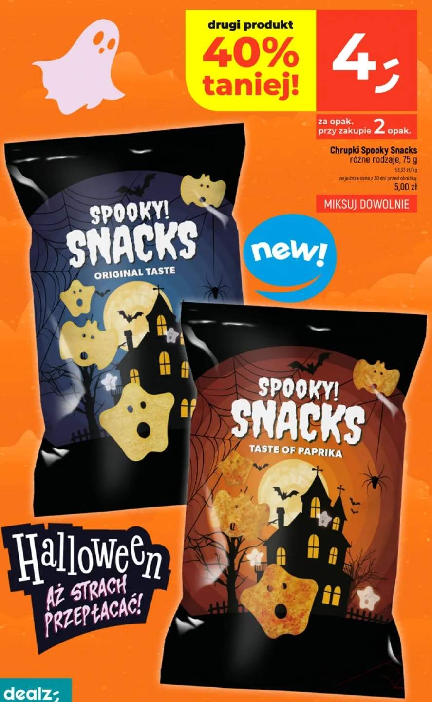 Chrupki Spooky Snacks Original Taste +1 wariant