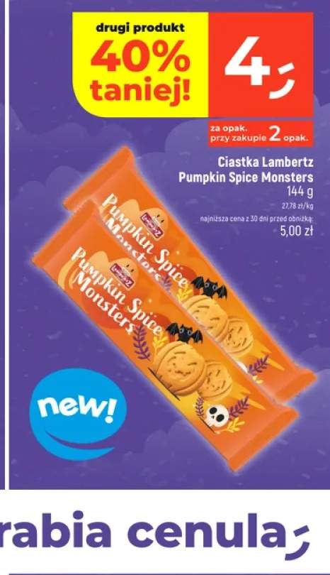 Ciastka Lambertz Pumpkin Spice Monsters