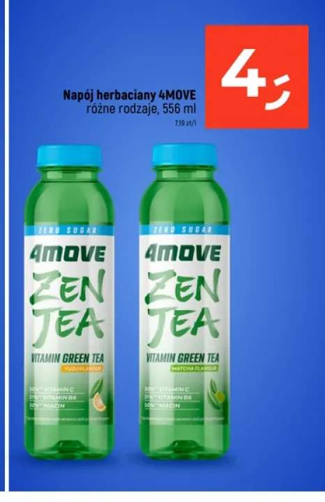 Napój herbaciany 4MOVE Zen Tea Yuzu +1 wariant