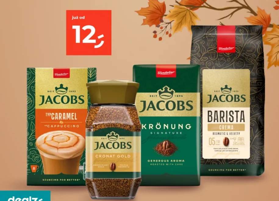 Kawa rozpuszczalna Jacobs Typ Caramel Cappuccino +3 warianty