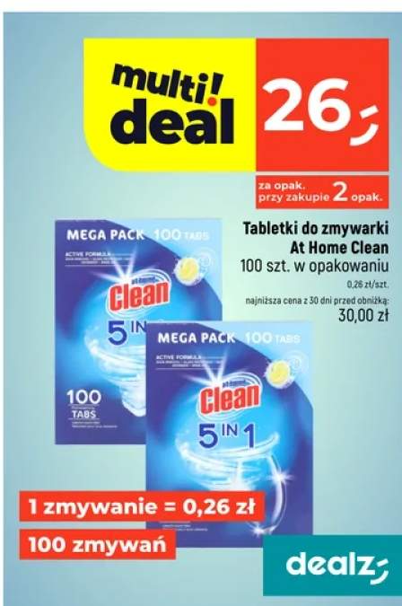 Tabletki do zmywarki At Home Clean